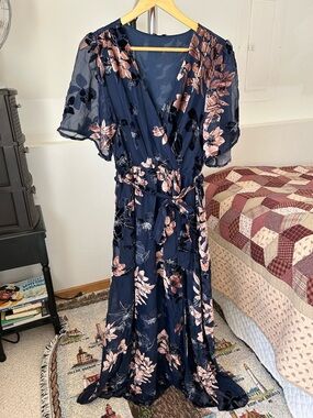 chinese dress ladies Baltic Born Womens Olivia Maxi Dress | Deep Topaz Floral main image 1